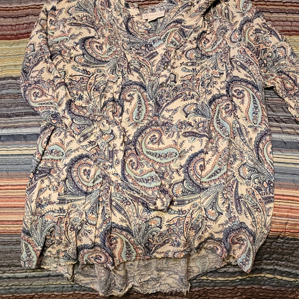 Long sleeve blouse